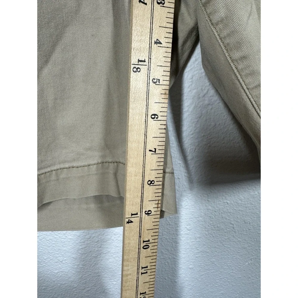 American Eagle Shorts‎ Womens 18 Khaki Beige Casual Chino Stretch Summer Pockets
